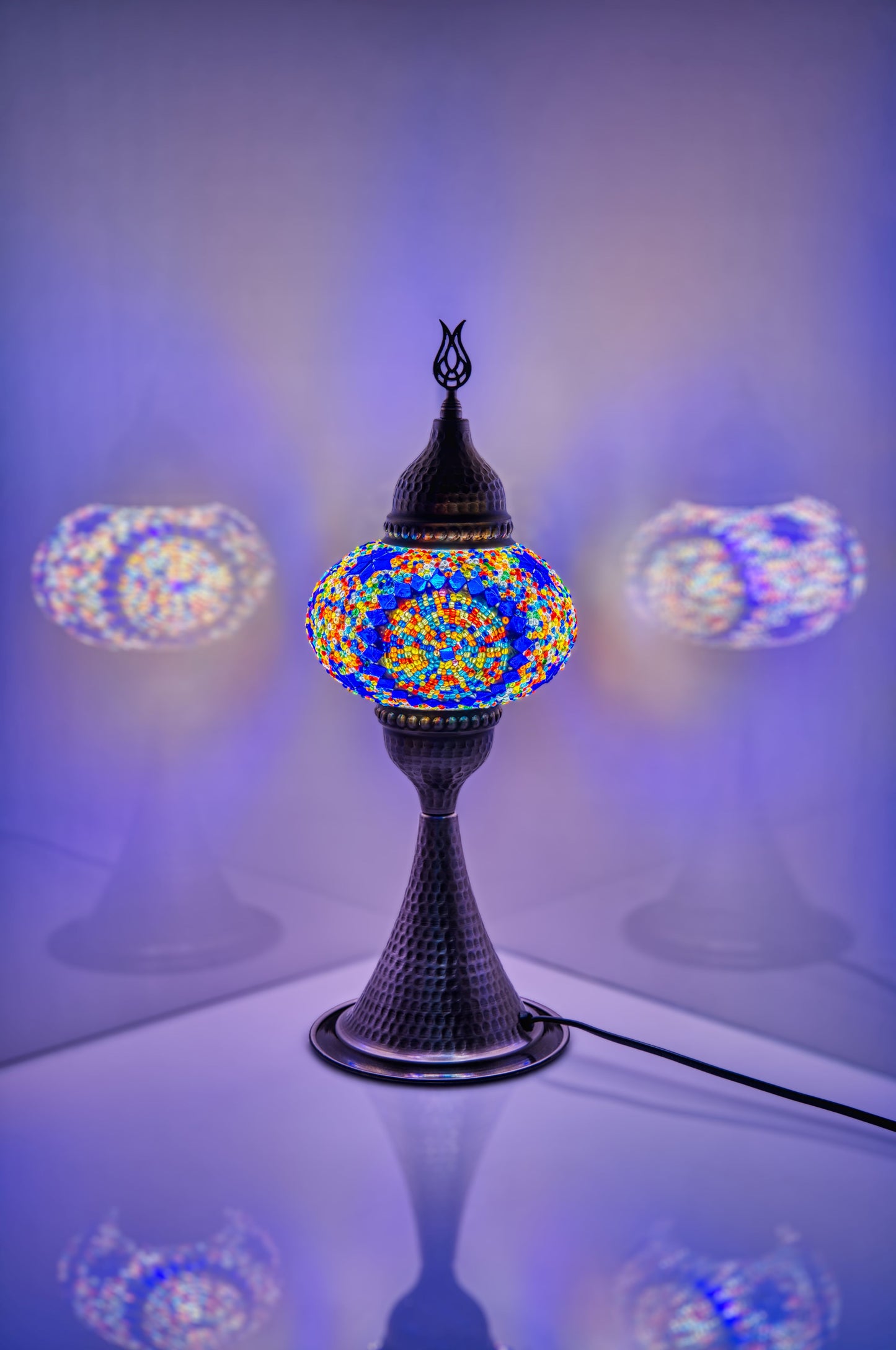 Elite Mosaic Glass Table Lamps