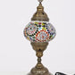 Turkish Moroccan Mosaic Glass Lamp Multicolor Circles