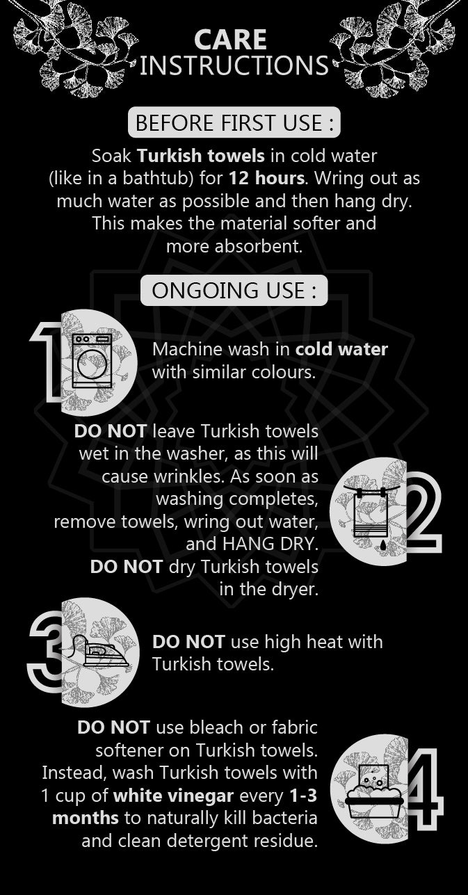 Turkish Towels - Spiral Design [Bath & Beach Towel]
